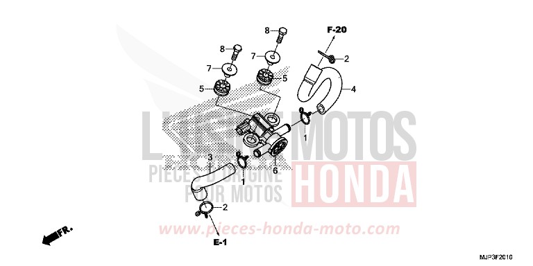 LUFTEINBLASMAGNETVENTIL von Africa Twin PEARL GLARE WHITE (NHB53H) von 2017